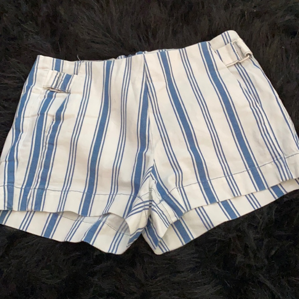 Cute shorts with a white tube top